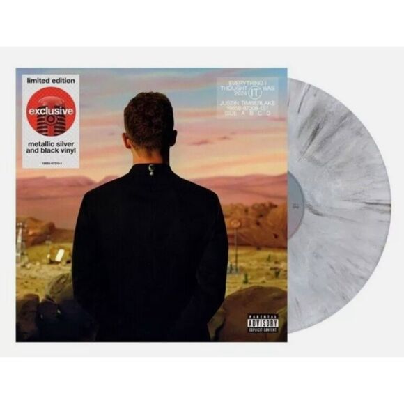 VINYL Justin Timberlake: Everything I Thought It Was - Silver & Black LP SEALED - Picture 4 of 6